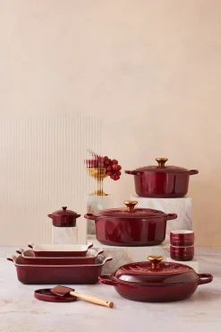 Lepelhouder Le Creuset Ovaal Garnet