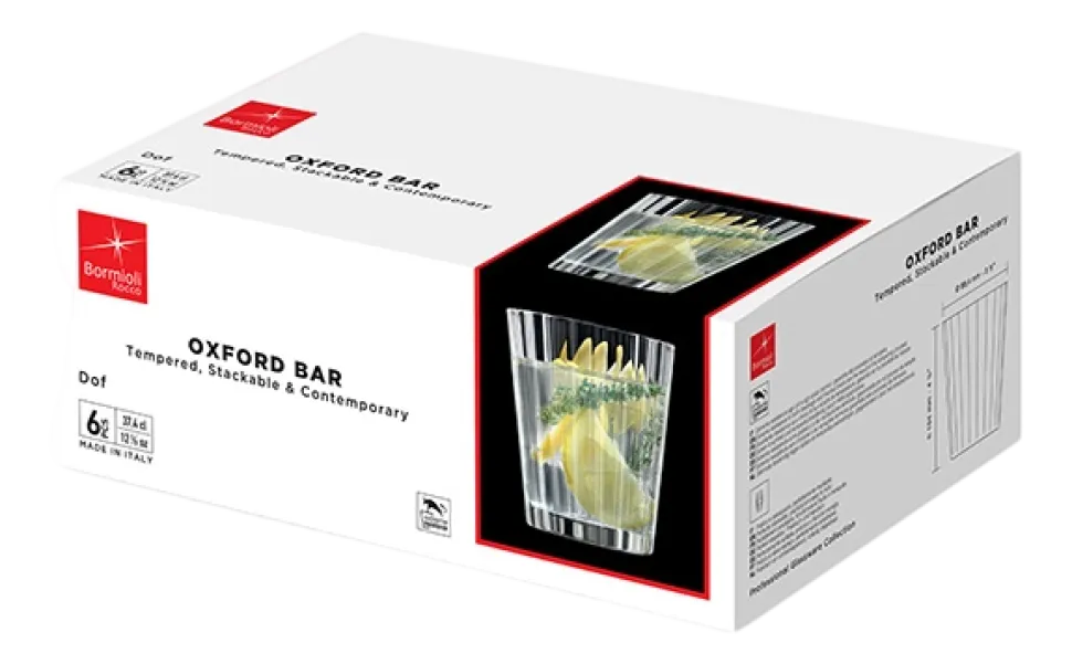 Likeurglas Bormioli Rocco Oxford Bar DOF 37 cl (Set van 6)