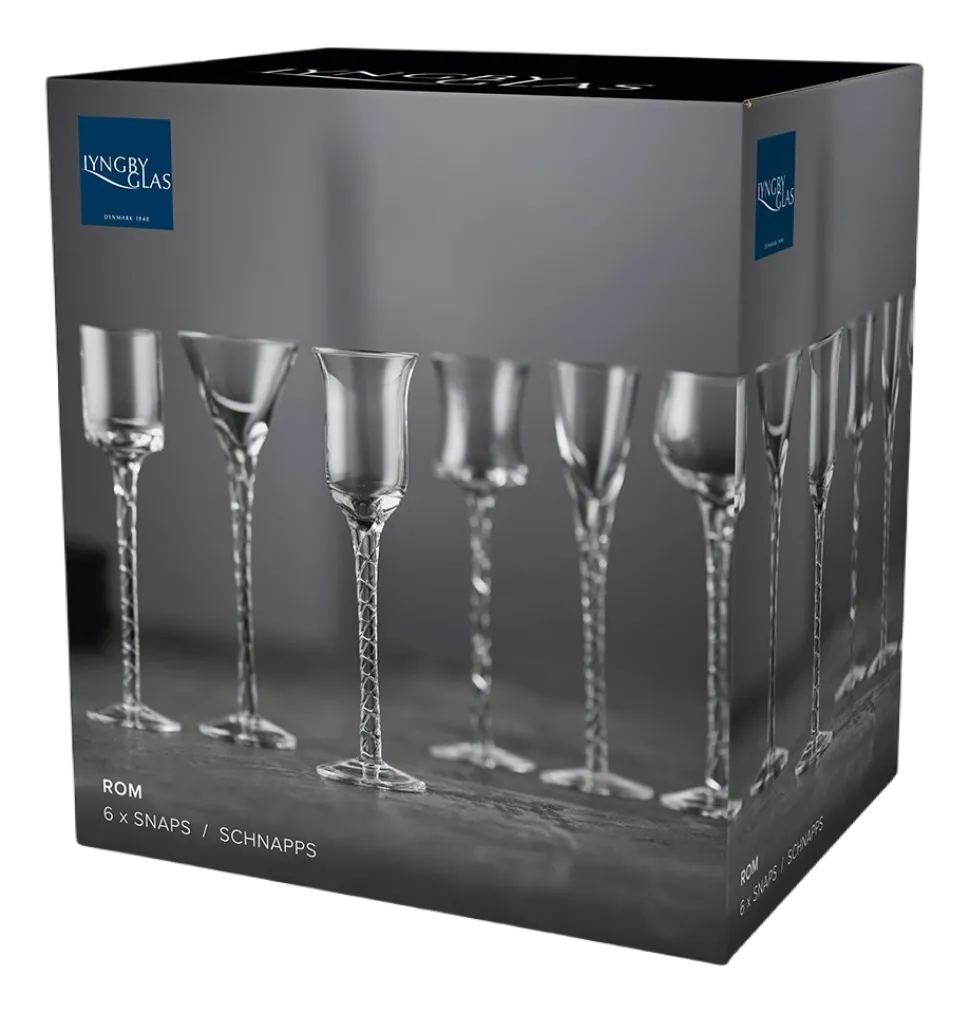 Likeurglas Lyngby Rom Clear 18 cm (Set van 6)