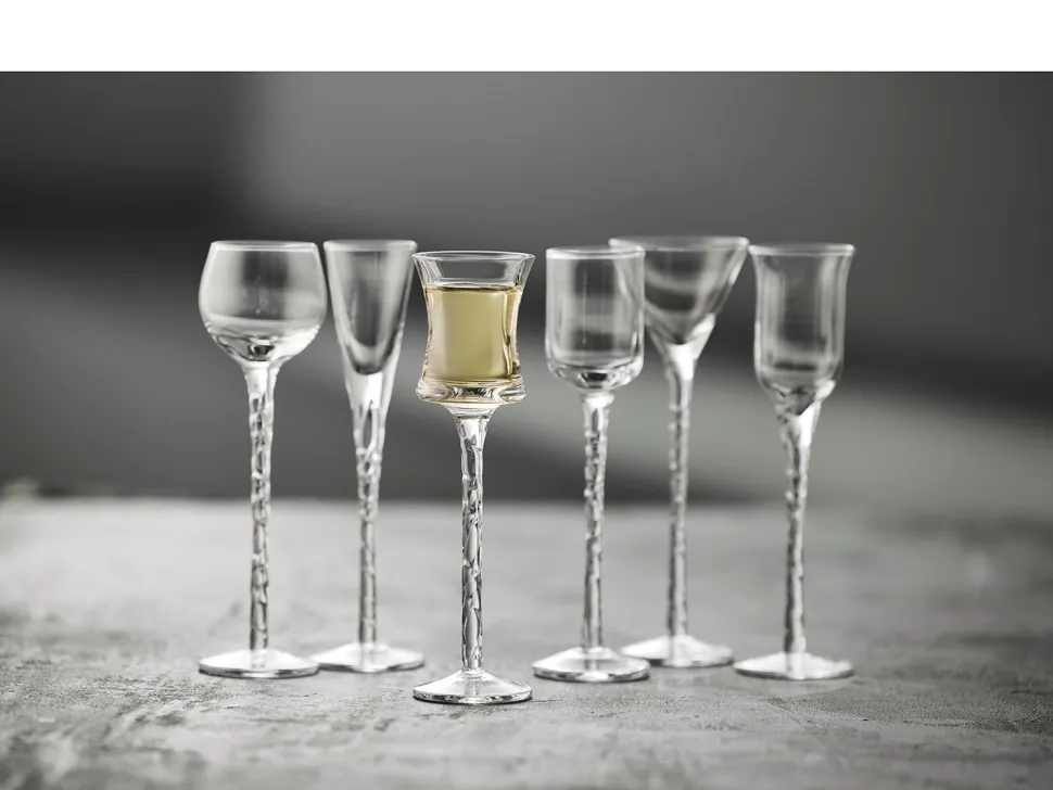 Likeurglas Lyngby Rom Clear 18 cm (Set van 6)