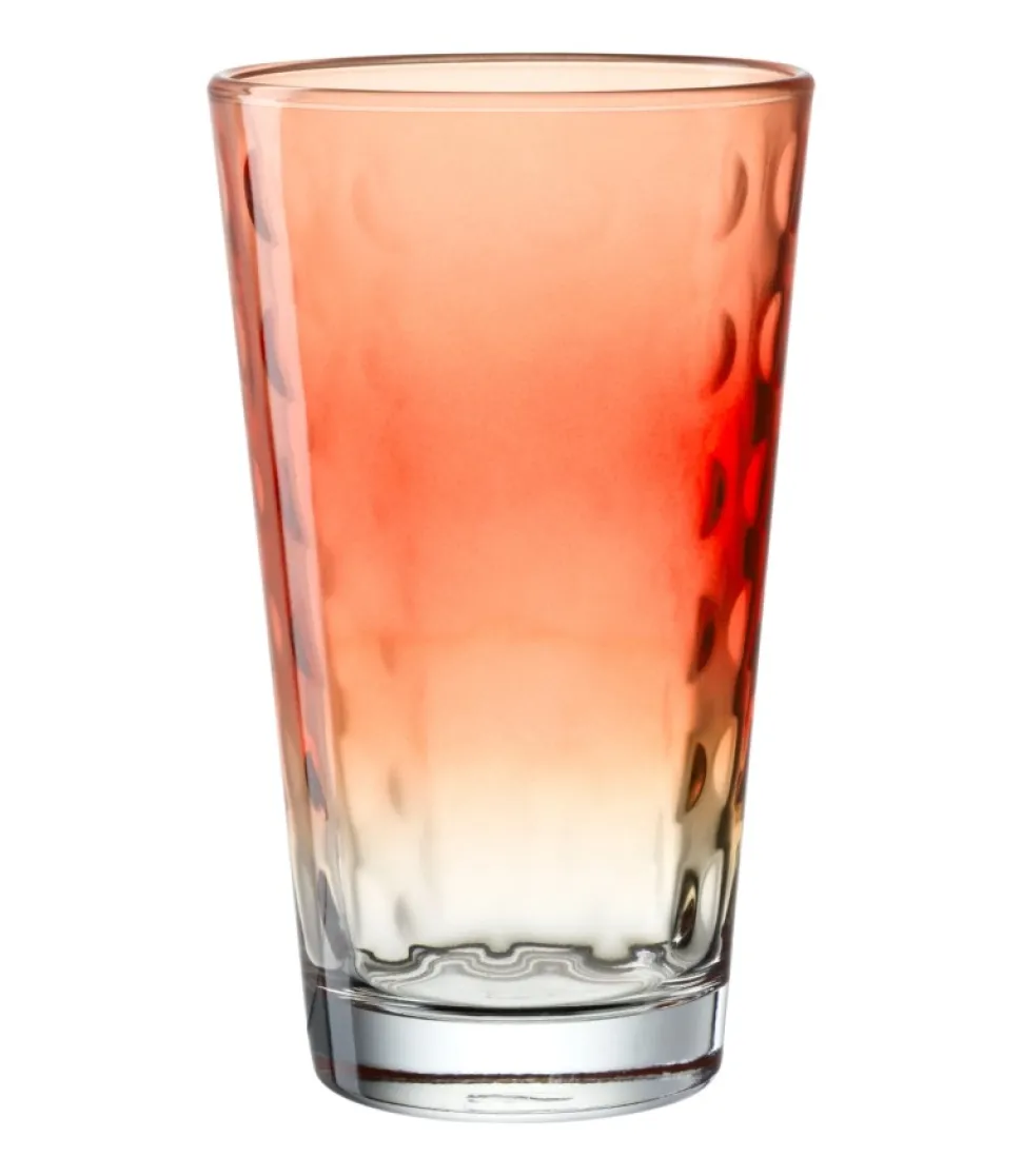 Longdrinkglas Leonardo Optic Koraal 540ml (Set van 4)