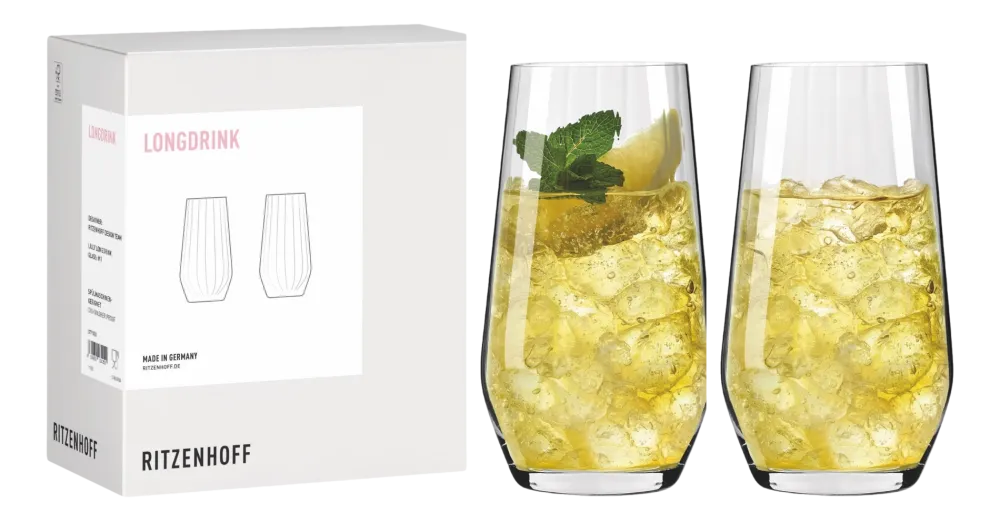 Ritzenhoff Longdrinkglas Sternschliff #1 390 ml (Set van 2) Sale