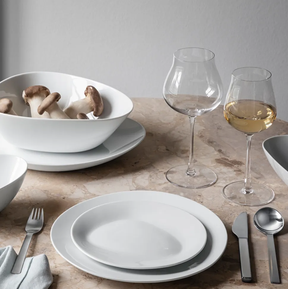 Lunchbord Georg Jensen Sky Porcelain 21 cm