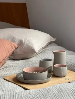 Lunchbord Stelton Emma Grey 19 cm (Set van 2)