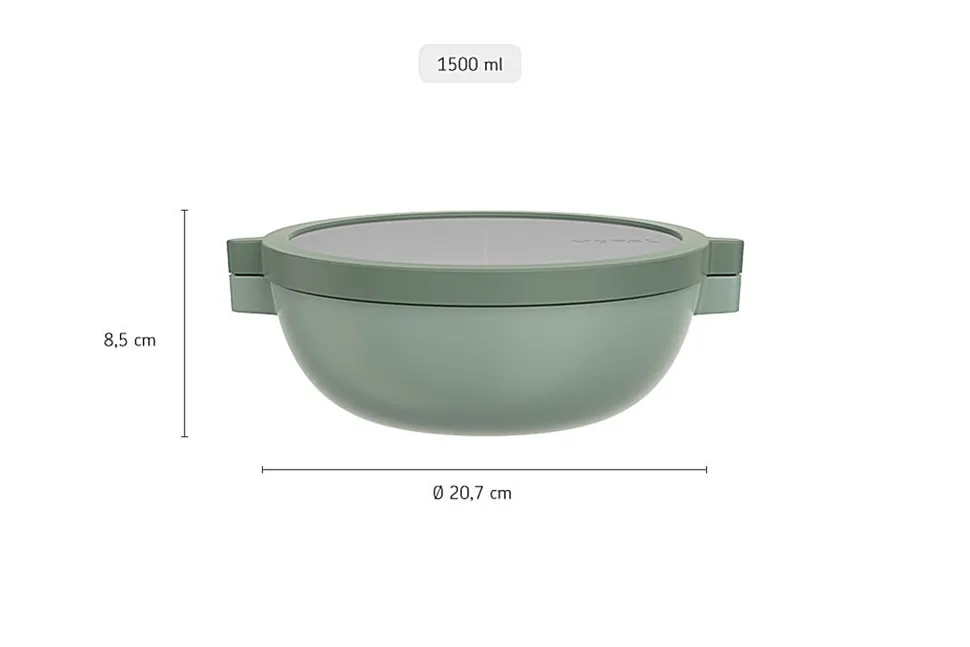 Lunchbowl Mepal Basic Bento Vita Nordic Blue 1500 ml