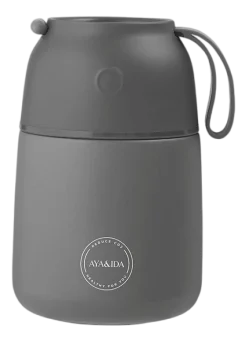 AYA&IDA Lunchbox Foodie Dark Grey 500 ml Sale