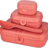 Koziol Lunchbox Bio-Circulair Pascal Ready Nature Coral (6-Delig)