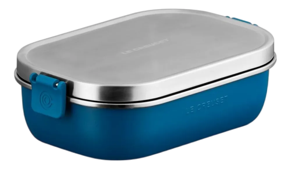 Le Creuset Lunchbox On The Go Deep Teal 0,9L New