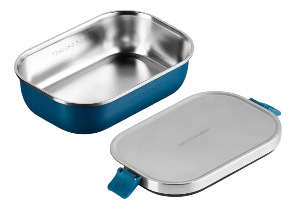 Le Creuset Lunchbox On The Go Deep Teal 0,9L New