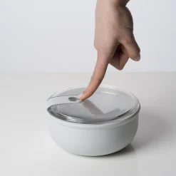 Lunchbox Omada Pull Box Rond Grijs (2-Delig)