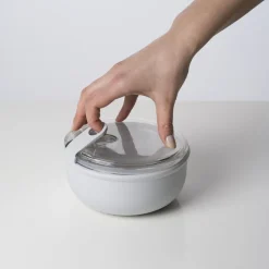 Lunchbox Omada Pull Box Rond Grijs (2-Delig)