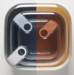 Lunchbox Omada Pull Box Vierkant Sky (3-Delig)