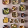 Omada Lunchbox Pull Box Vierkant Blauw 1L Best