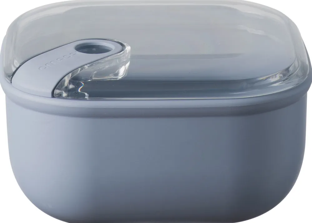 Omada Lunchbox Pull Box Vierkant Blauw 1L Best