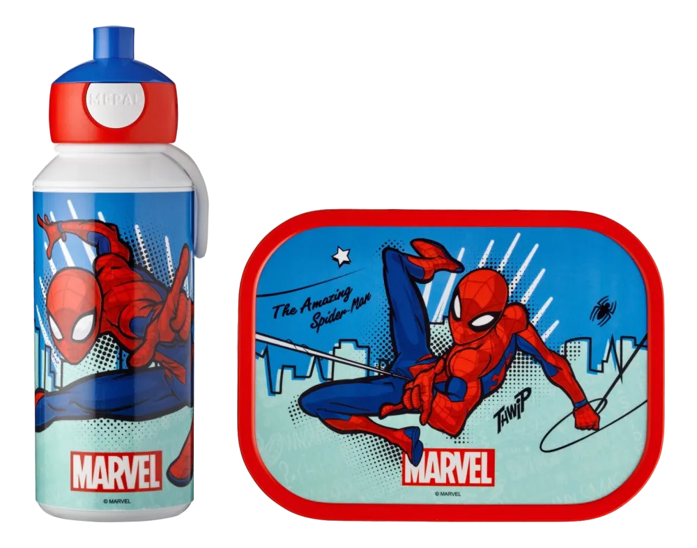 Mepal Lunchset Campus Bento (Pop-up + Lunchbox) Spiderman 400 ml + 750 ml Hot