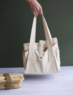 Lunchtas Pebbly Organic Naturel 32x25x17 cm