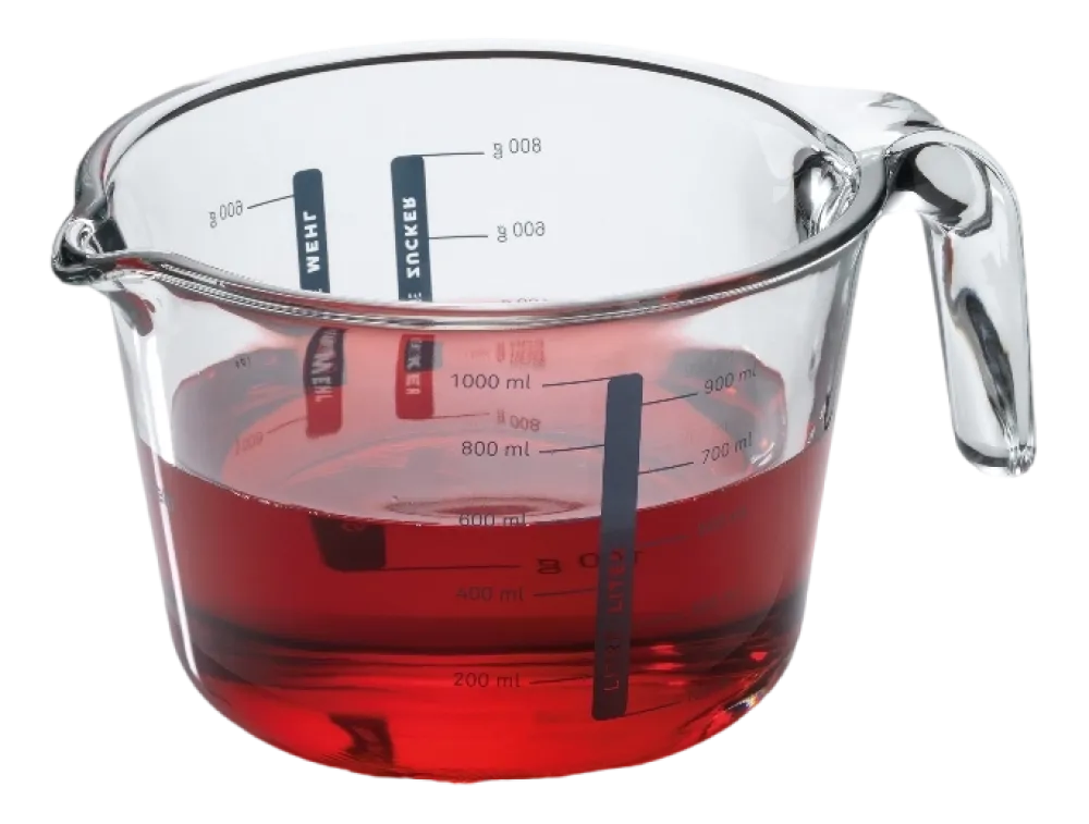 Kela Maatbeker Malea Transparant 1 L Hot