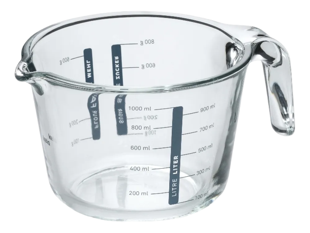 Kela Maatbeker Malea Transparant 1 L Hot