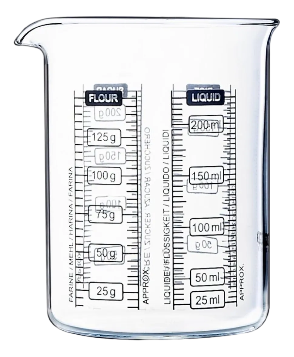 Maatglas Pyrex Classic Transparant 0,25 L