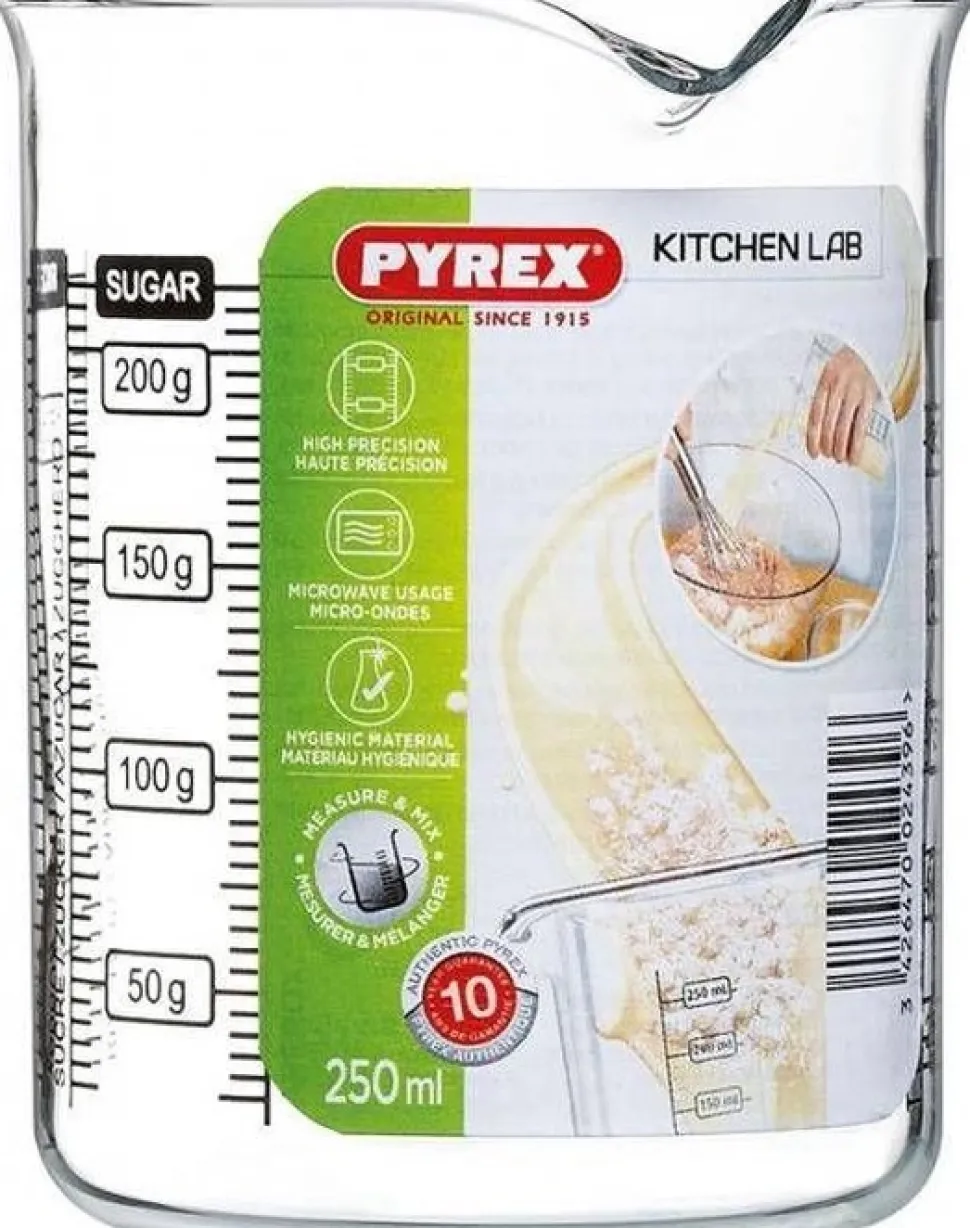 Maatglas Pyrex Classic Transparant 0,25 L