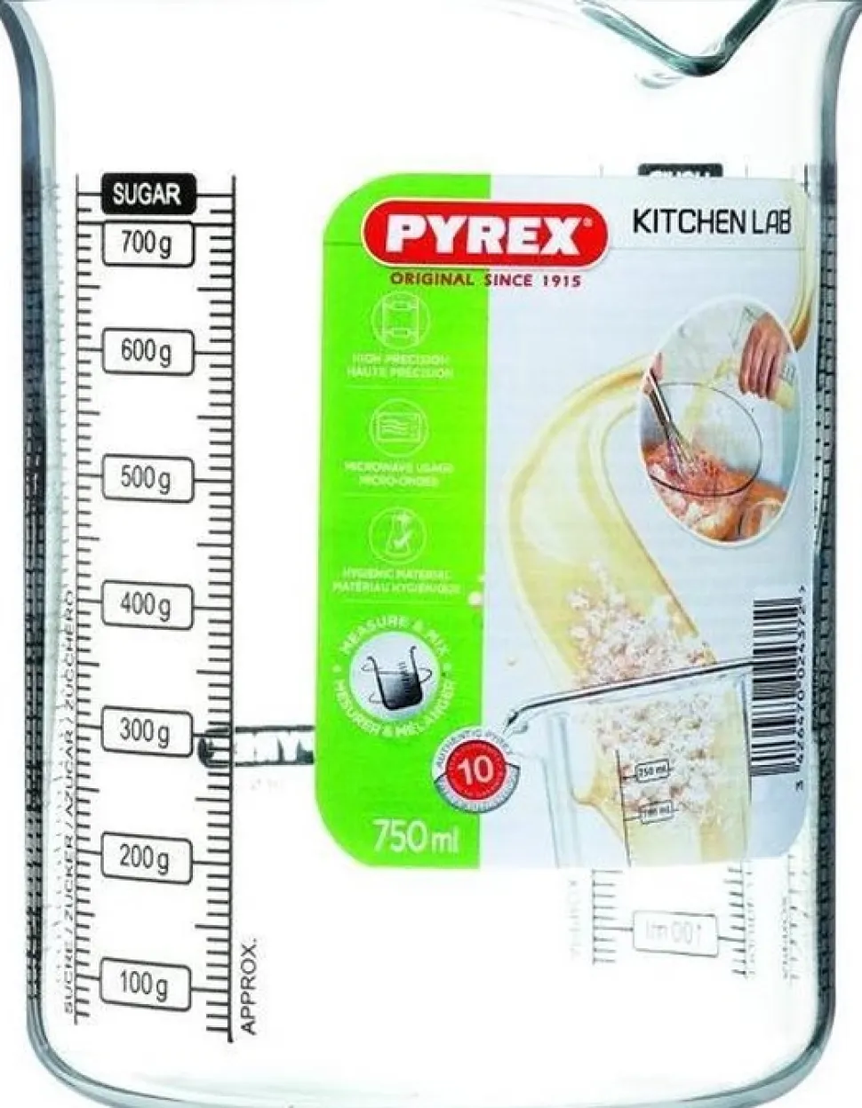 Maatglas Pyrex Classic Transparant 0,75 L