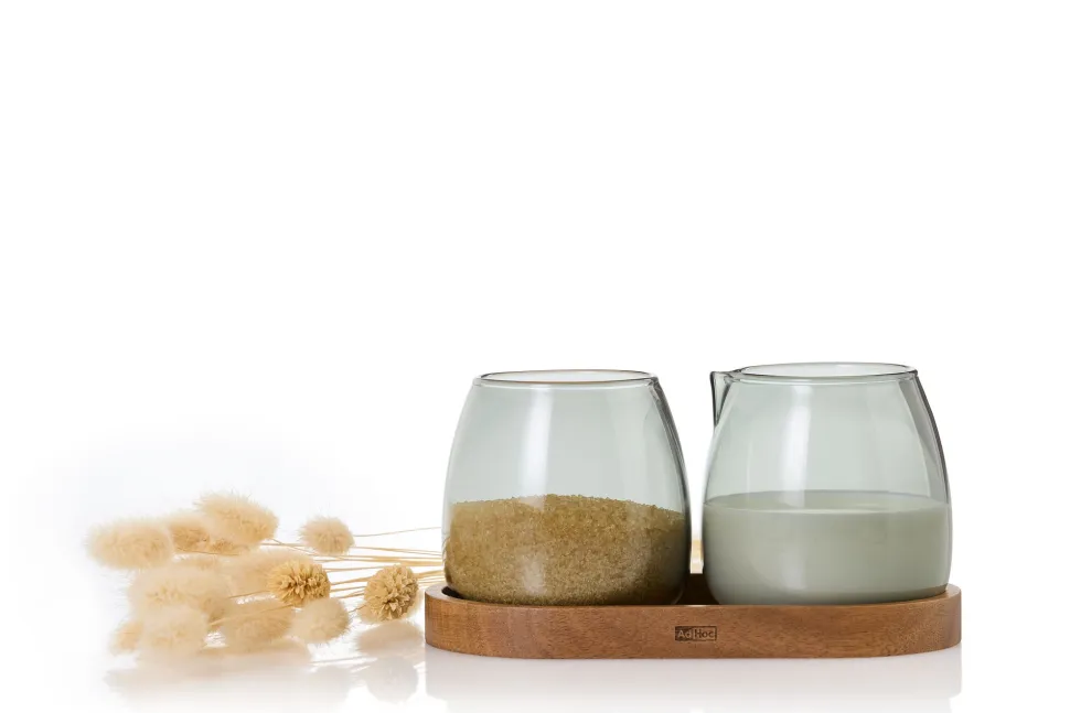 Melk en Suiker Set AdHoc Yuna Grey (Set van 3)