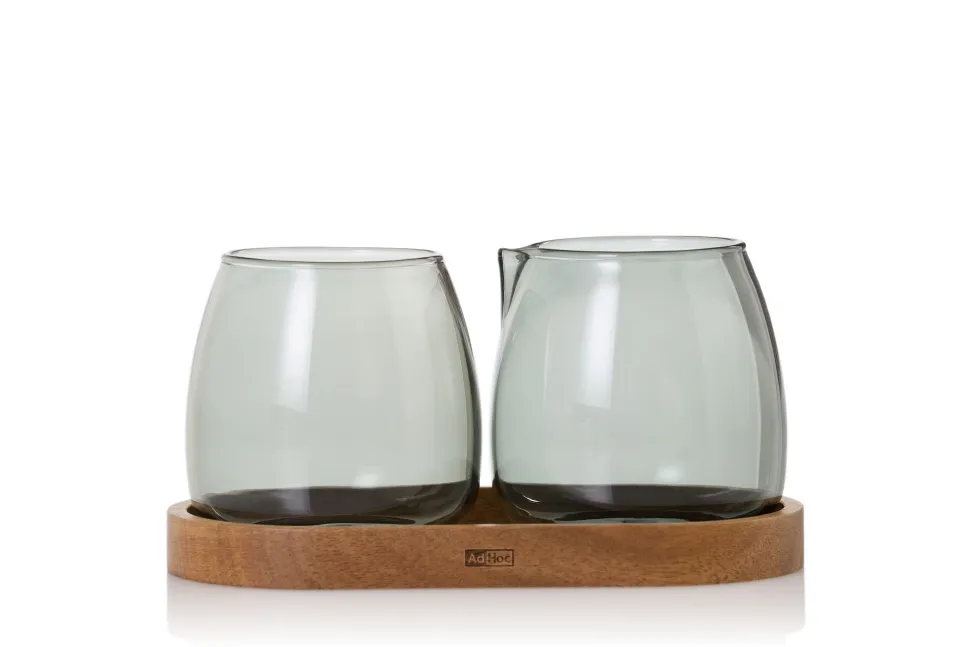 Melk en Suiker Set AdHoc Yuna Grey (Set van 3)