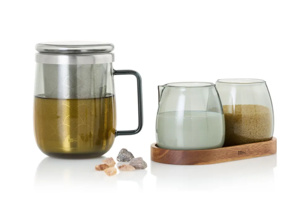 Melk en Suiker Set AdHoc Yuna Grey (Set van 3)