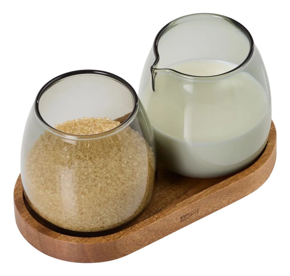 Melk en Suiker Set AdHoc Yuna Grey (Set van 3)