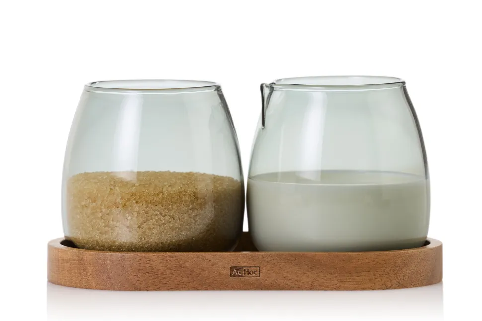 Melk en Suiker Set AdHoc Yuna Grey (Set van 3)