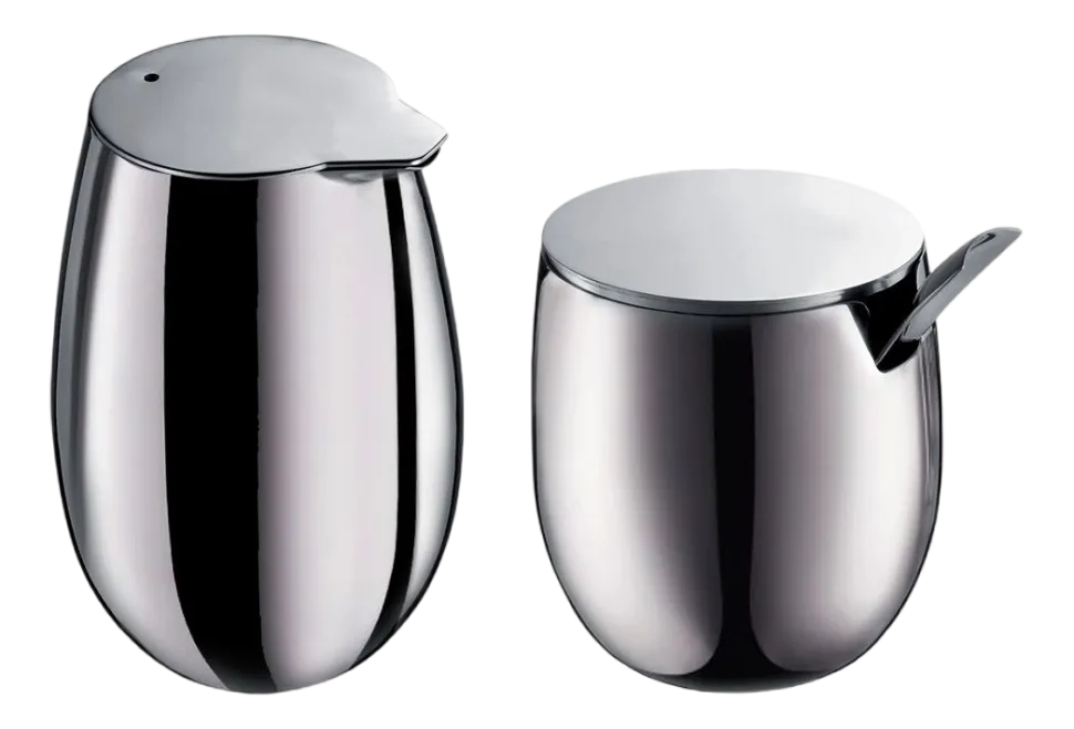 Melk en Suikerset Bodum Columbia Zilver (Set van 2)