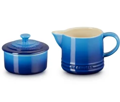 Melk en Suikerset Le Creuset Azure (2-Delig)