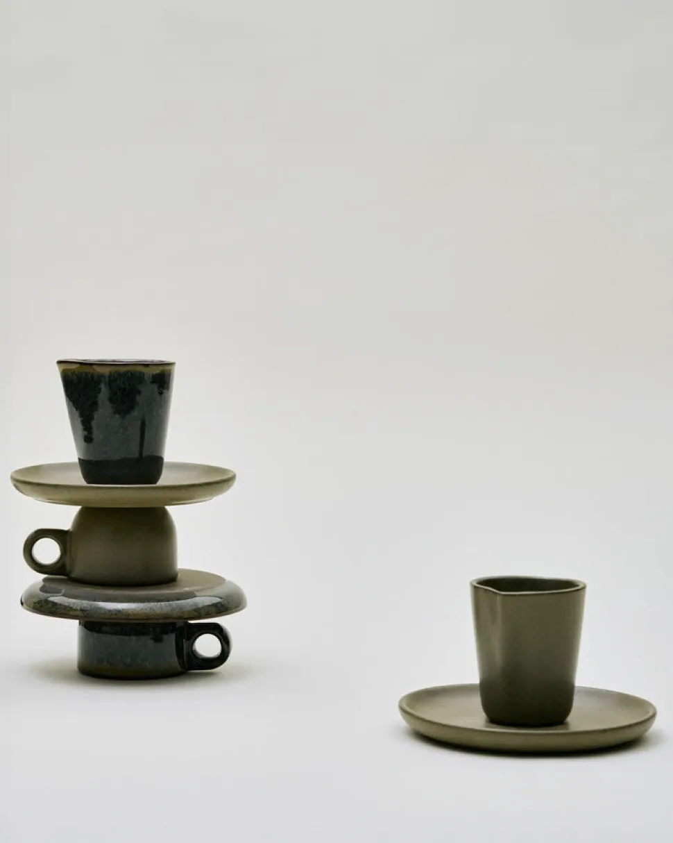 Melkkan Serax Surface Tableware By Sergio Herman Camo Green M 190 ml