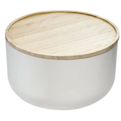Mengkom iDesign Ro Pansino met Deksel Large Wit 24,8 cm