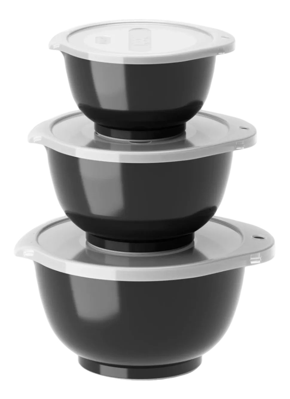 Mengkommen Set Rosti Margrethe Mini Carbon Black (Set van 3)