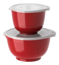 Mengkommen Set Rosti Margrethe Red 1,5 + 3,0 L (2-delig)