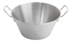 Paderno Mengkom Satin Steel 50 cm Met Handvaten New