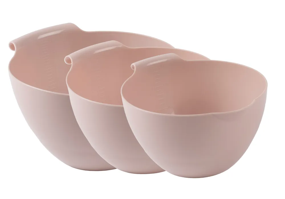 Inno Cuisinno Mengschaal BIO Roze (3-Delig) Best