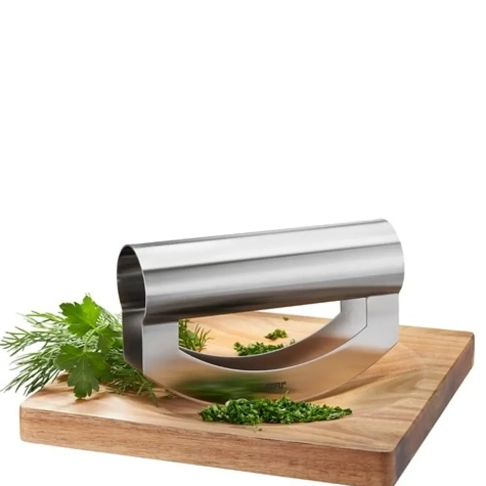 Mes Gefu Wiegemes Met Plank Viavo Zilver