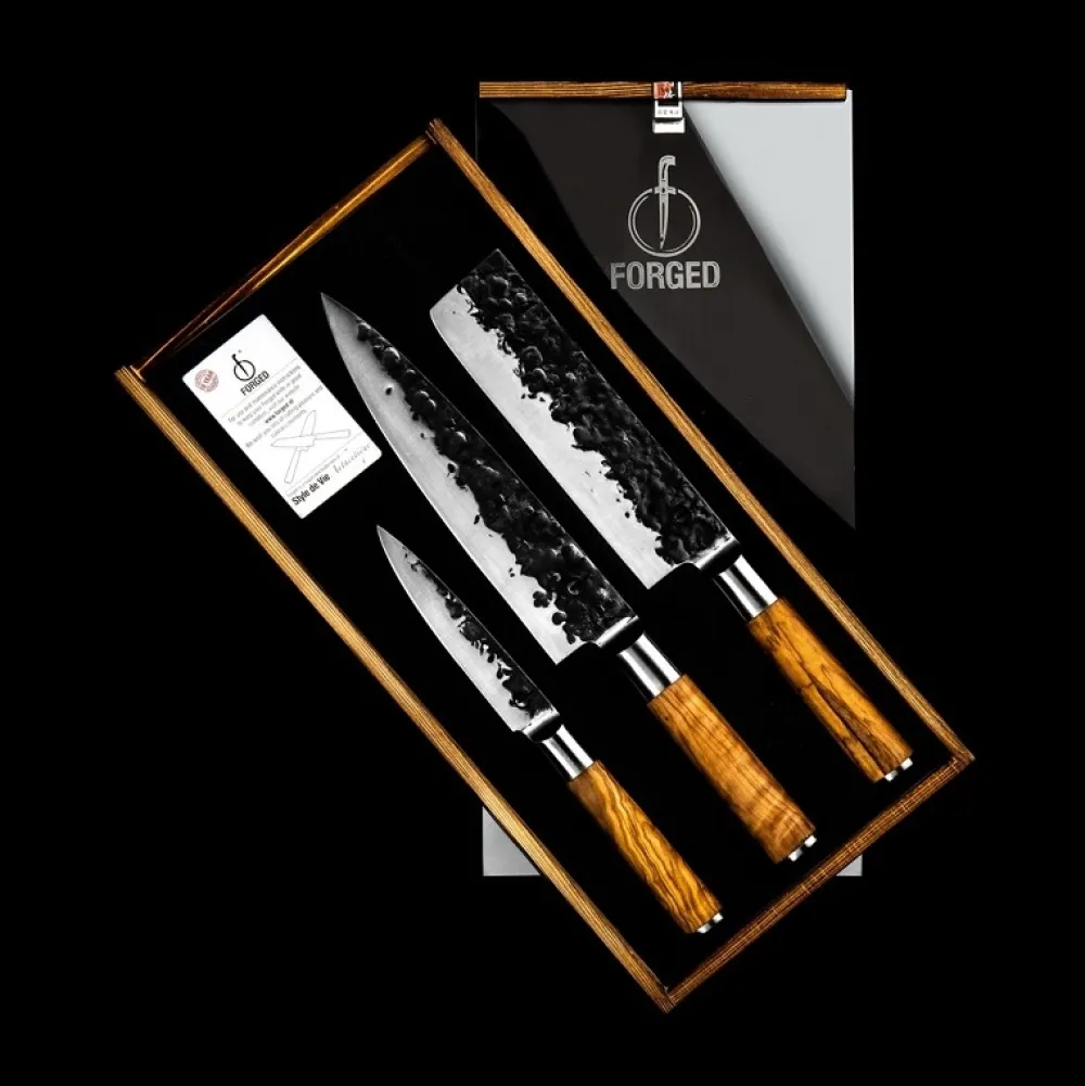 Forged Messenset Olive (3-delig) Best