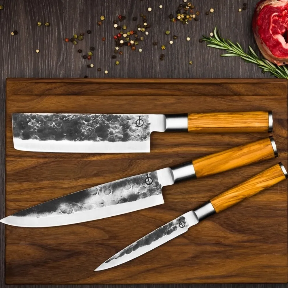 Forged Messenset Olive (3-delig) Best