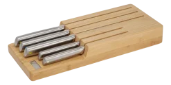 Joseph Joseph Messenset Elevate Steel Knives Bamboo Bruin (5-delig) 24 Discount