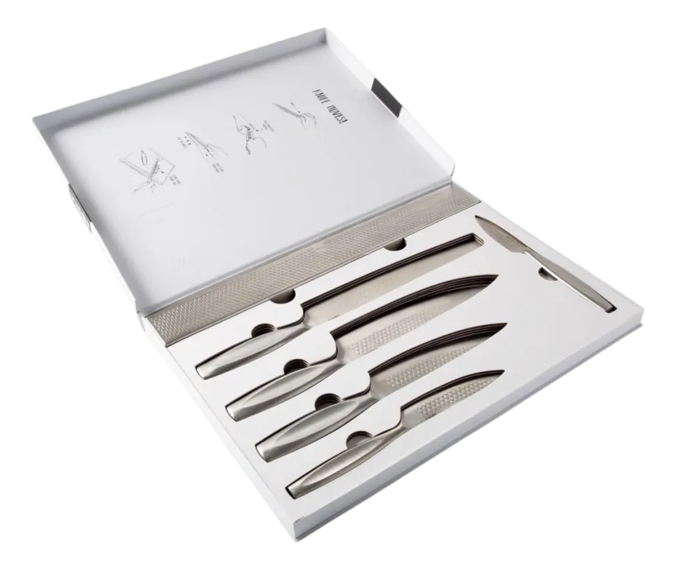 Messenset Met Magneetstrip Boska Monaco+ Ultimate Kitchen Knife Silver (Set van 6)