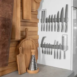 Messenset Met Magneetstrip Boska Monaco+ Ultimate Kitchen Knife Silver (Set van 6)