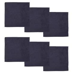 DDDDD Microvezeldoek Billie Blue 30 x 30 cm (6-Delig) New