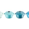 Mini braadpanset Le Creuset Aardewerk Metallic Blauwe Tinten (4-Delig)