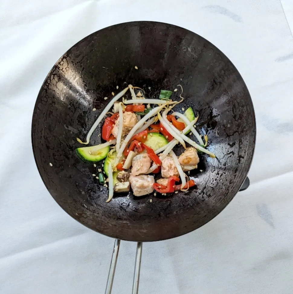 Mini Wok Kela Joy Met Rechaud Zwart 18 cm