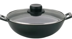 Mini Wok Set Kela Asia Zwart 24 cm (Set van 5)