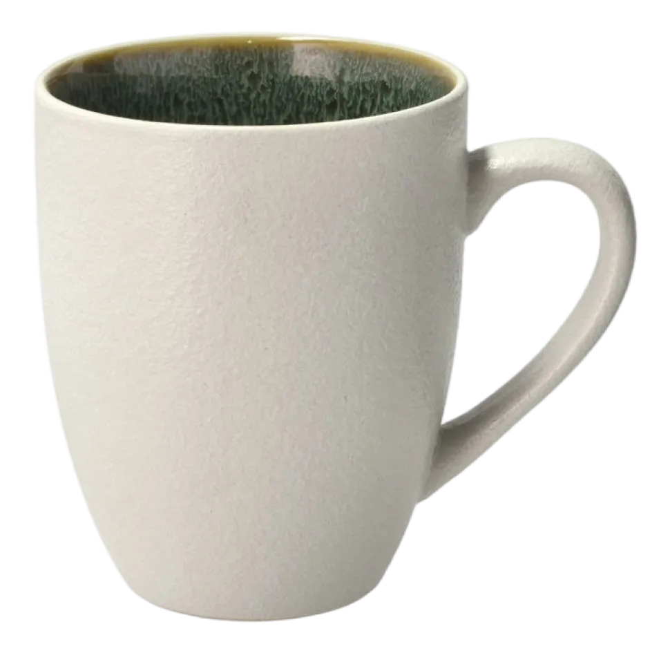 Mok Bitz Gastro White / Green 300 ml (Set van 4)