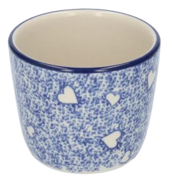 Mok Bunzlau Castle White Hearts Tumbler 220 ml